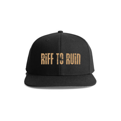 Riff to Ruin Cap - Band name front, band logo back Thumbnail