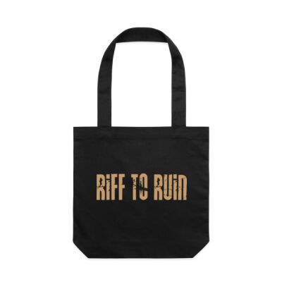 Riff to Ruin Tote Bag - Band name  Thumbnail