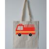 Budget Calico Tote Bag Thumbnail